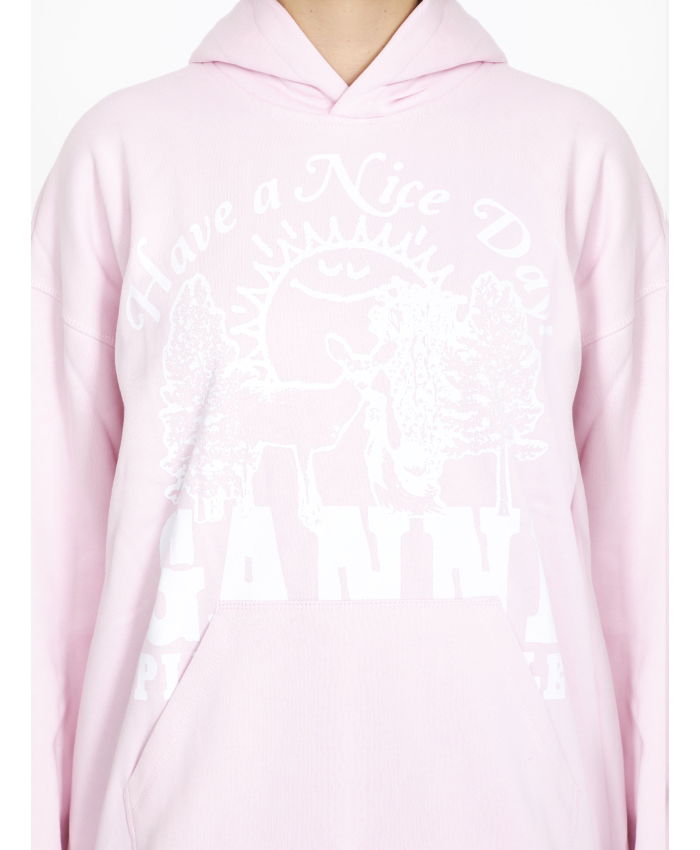 GANNI - Ganni Animals hoodie