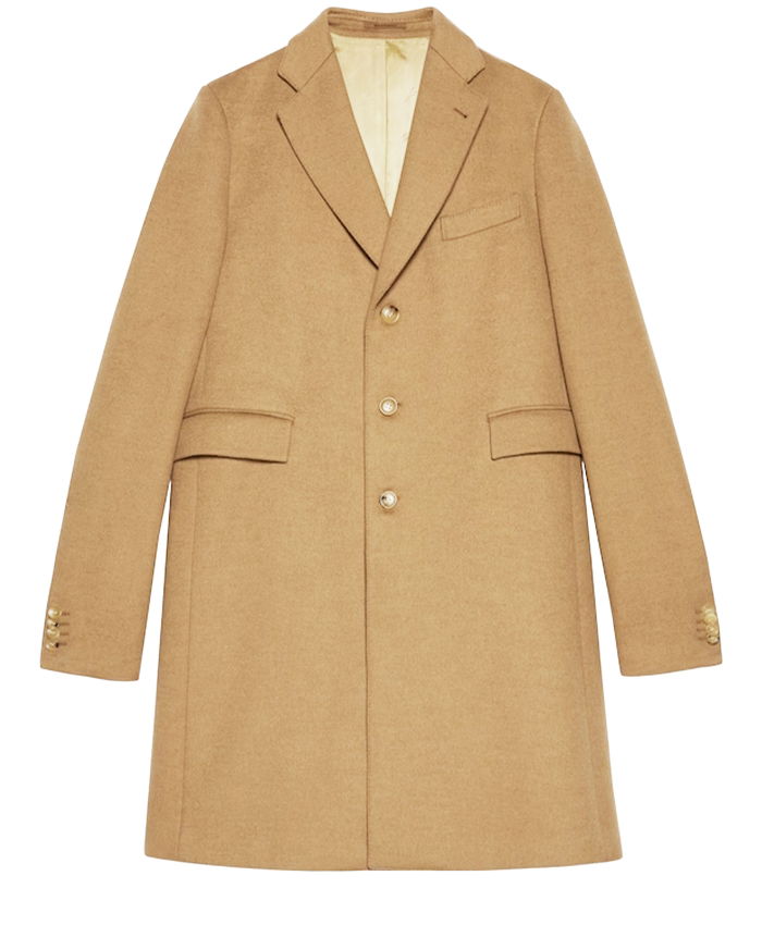 GUCCI - Camel wool coat