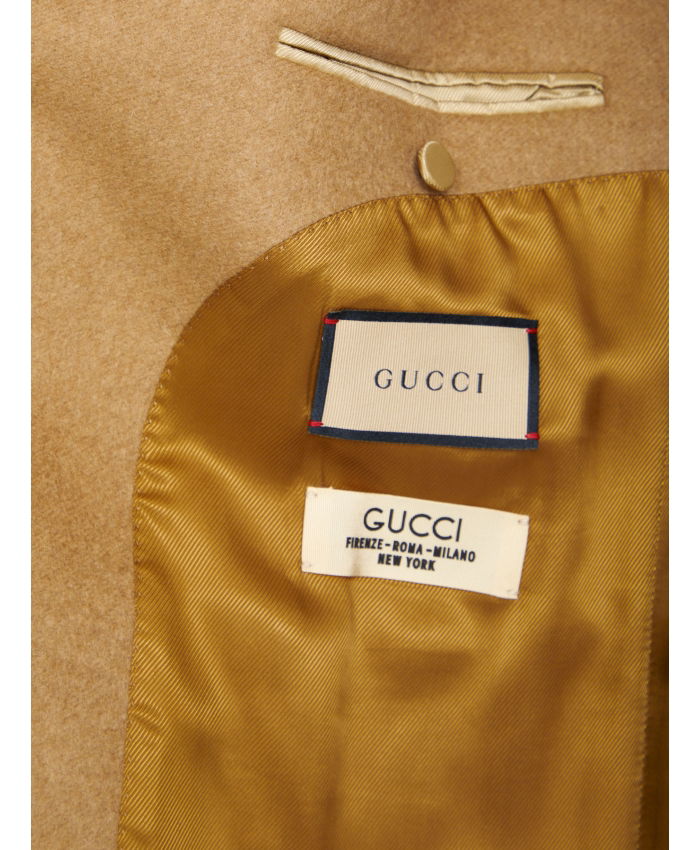 GUCCI - Camel wool coat