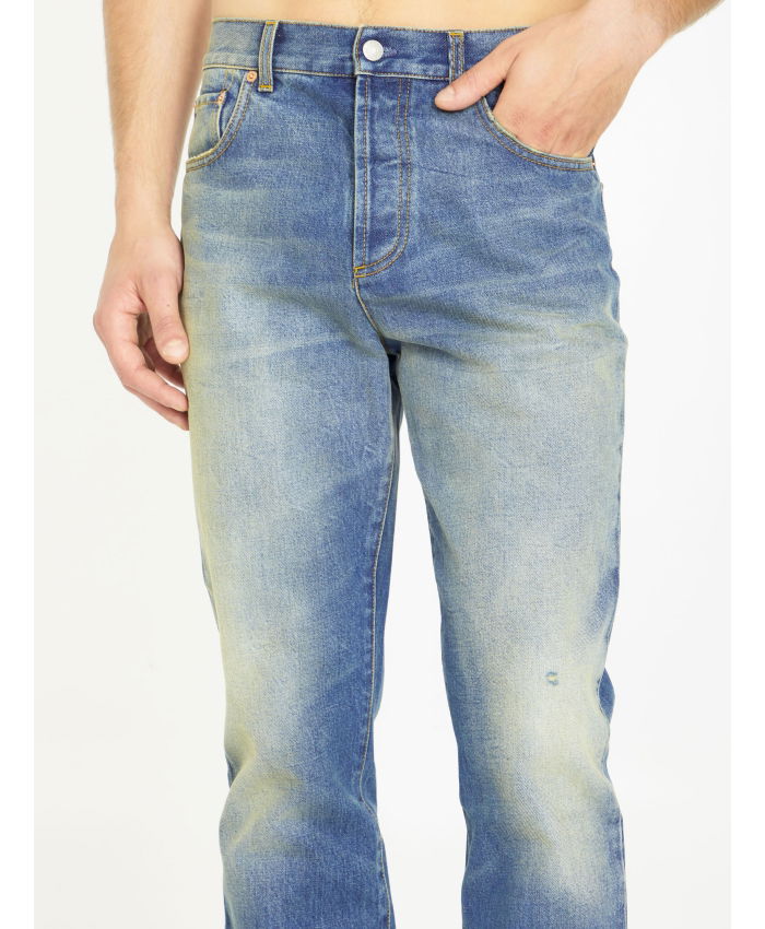 GUCCI - Délavé denim jeans