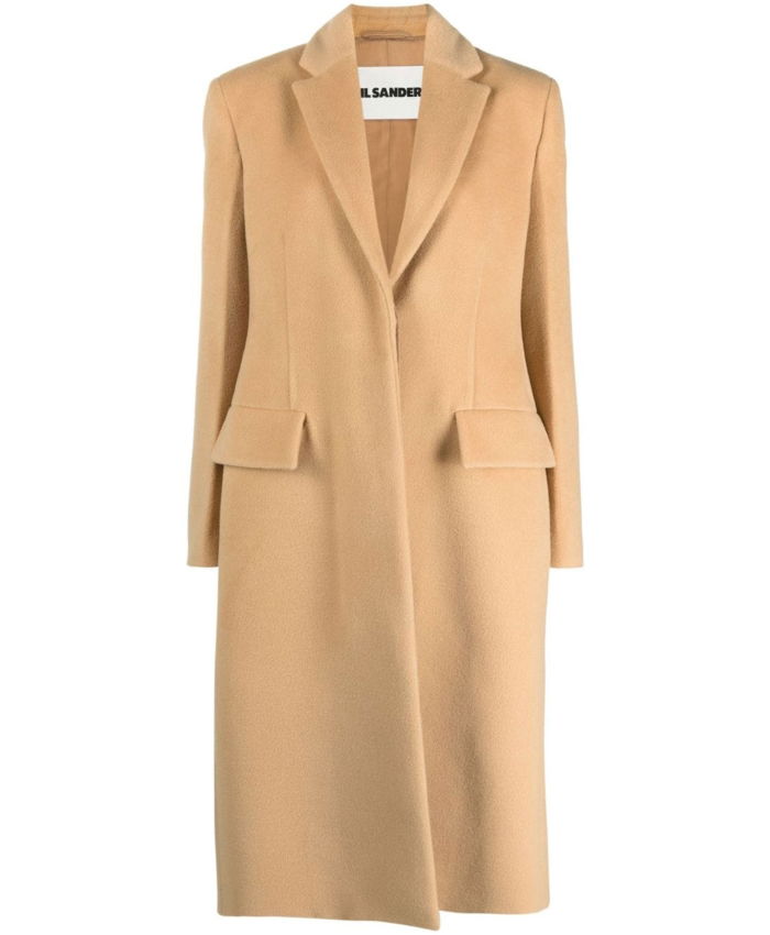 JIL SANDER - Single-breasted wool coat