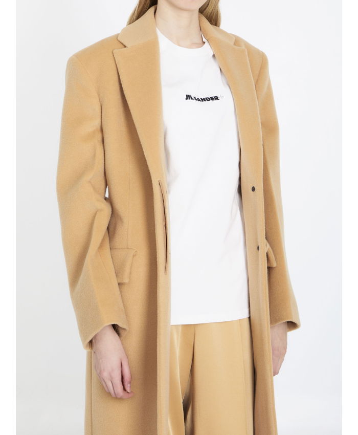 JIL SANDER - Single-breasted wool coat