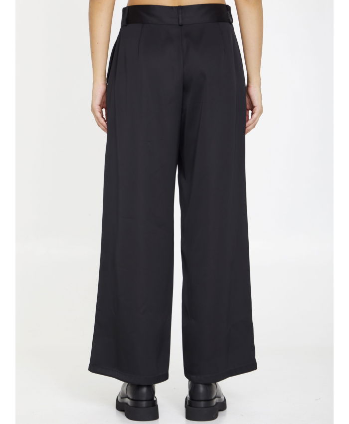 JIL SANDER - Viscose and silk pants | Leam Roma - Luxury Shopping Online