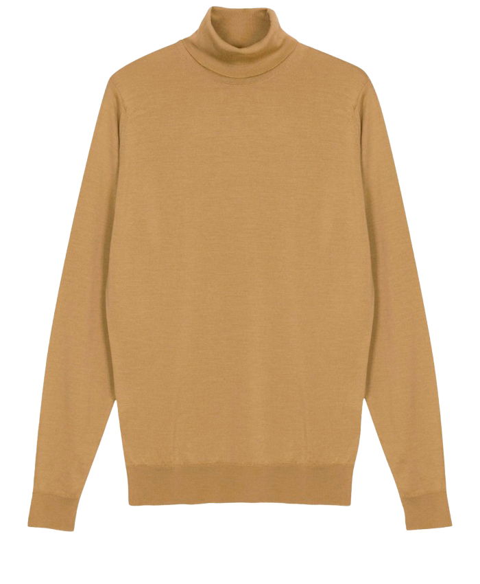 JOHN SMEDLEY - Beige merino jumper