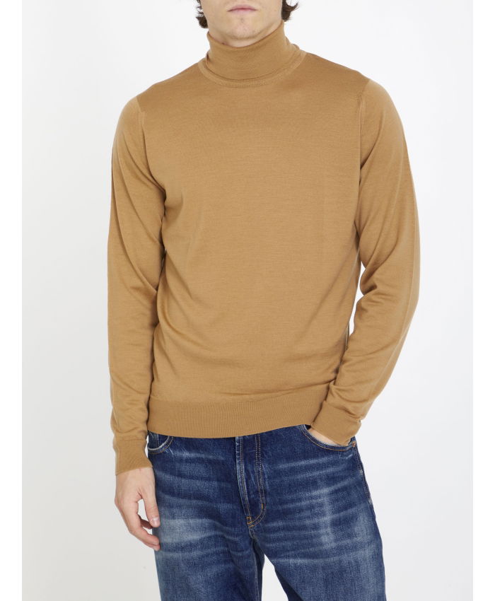 JOHN SMEDLEY - Beige merino jumper