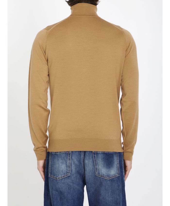 JOHN SMEDLEY - Beige merino jumper