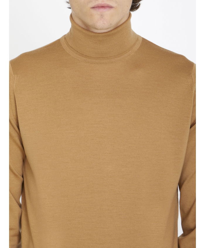 JOHN SMEDLEY - Beige merino jumper