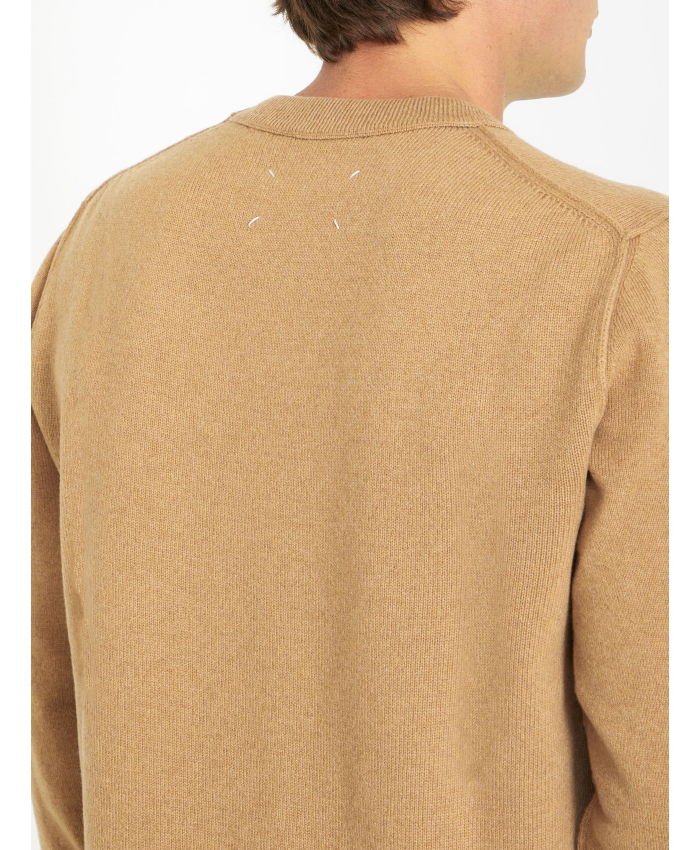 MAISON MARGIELA - Camel cashmere jumper