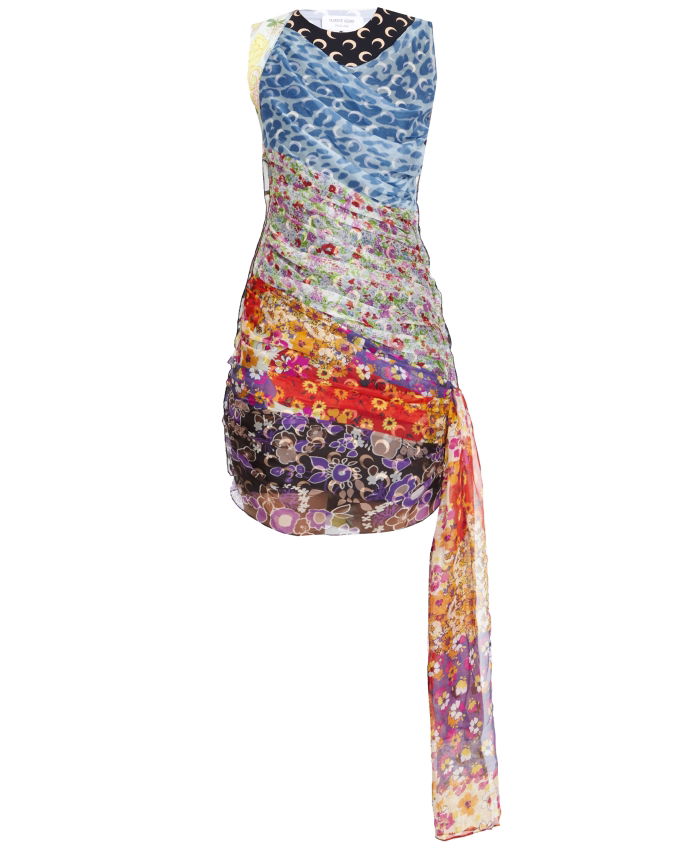 MARINE SERRE - Regenerated Scarves dress