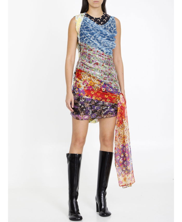 MARINE SERRE - Regenerated Scarves dress