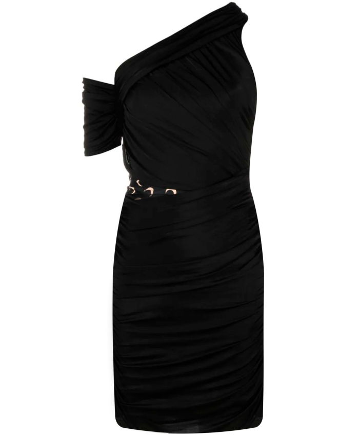 MARINE SERRE - Draped jersey dress