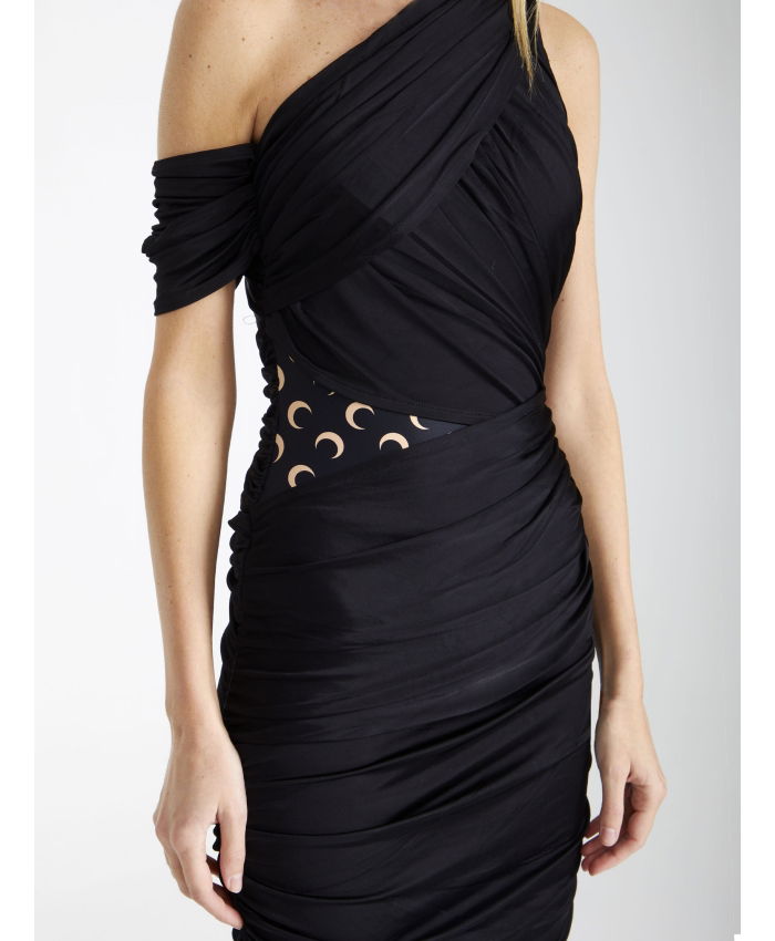 MARINE SERRE - Draped jersey dress