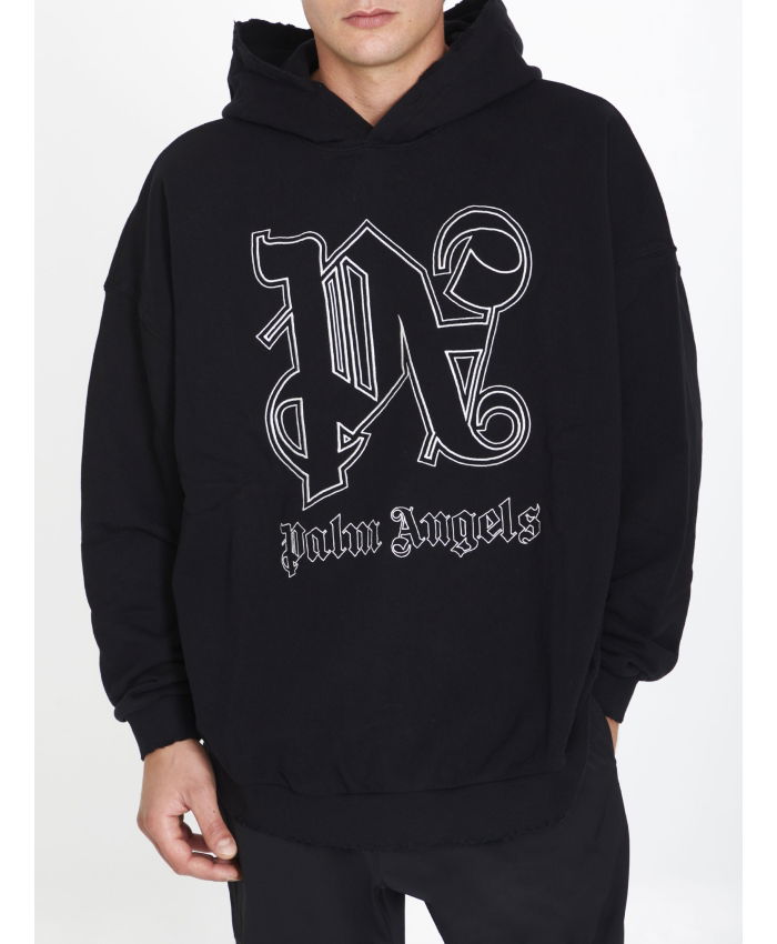 PALM ANGELS - Monogram hoodie