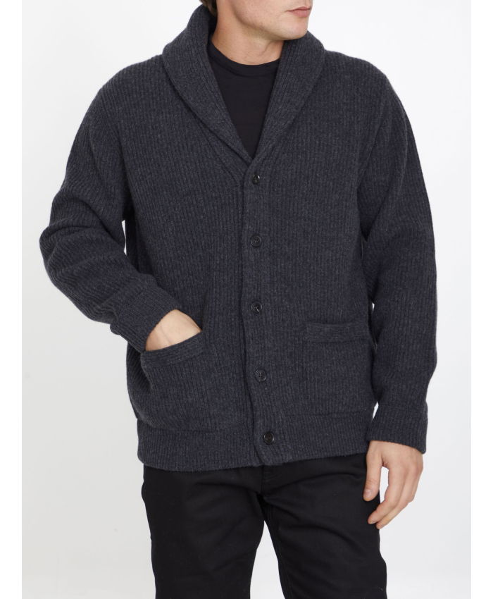 ROBERTO COLLINA - Wool and cashmere cardigan