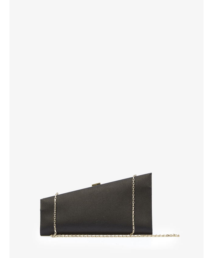 ROGER VIVIER - Asymmetrical Strass Buckle clutch