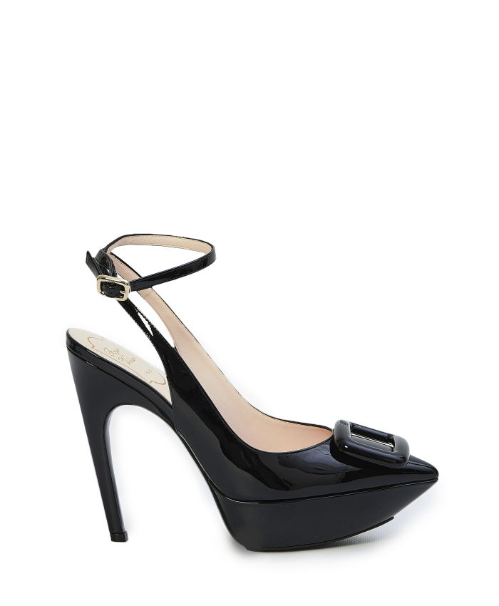 ROGER VIVIER - Choc Buckle Sling Back pumps