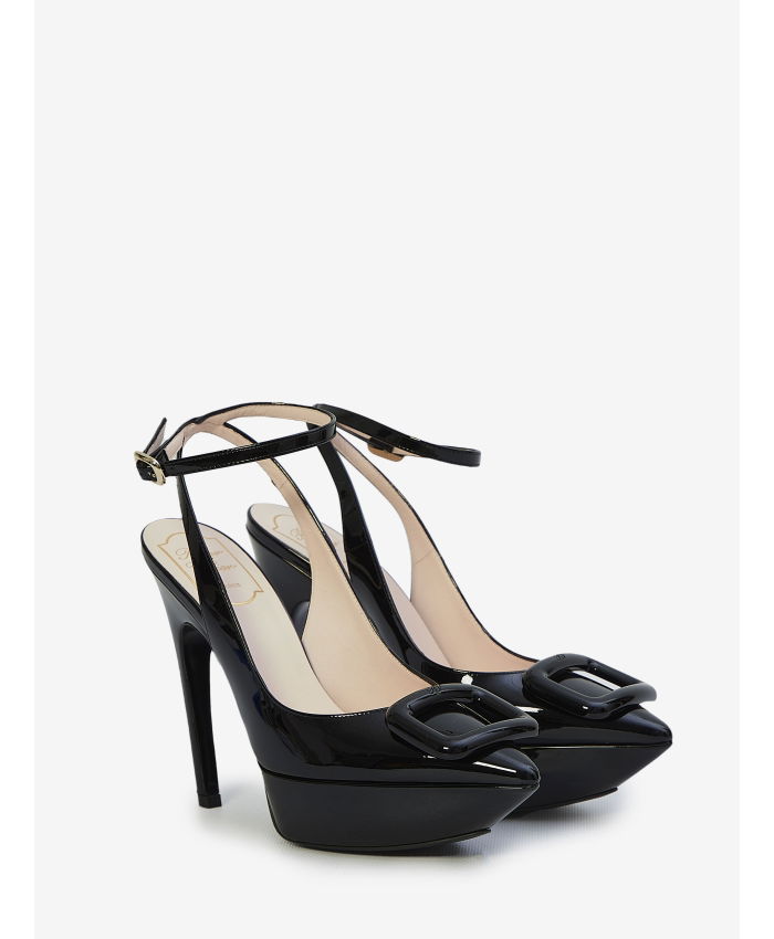 ROGER VIVIER - Choc Buckle Sling Back pumps