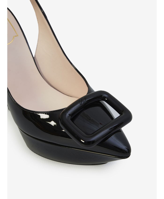 ROGER VIVIER - Choc Buckle Sling Back pumps