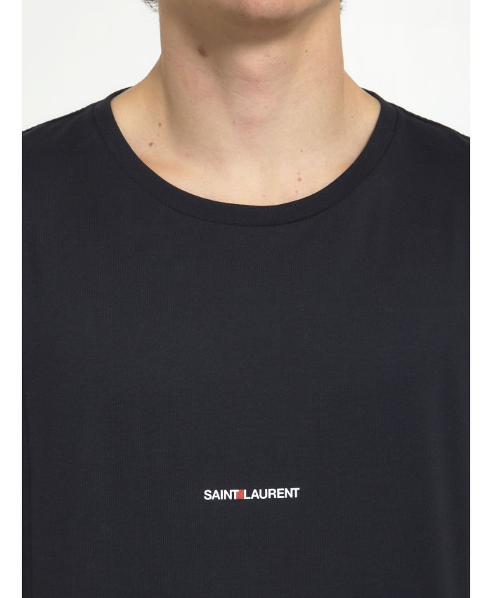 SAINT LAURENT - Cotton t-shirt with logo