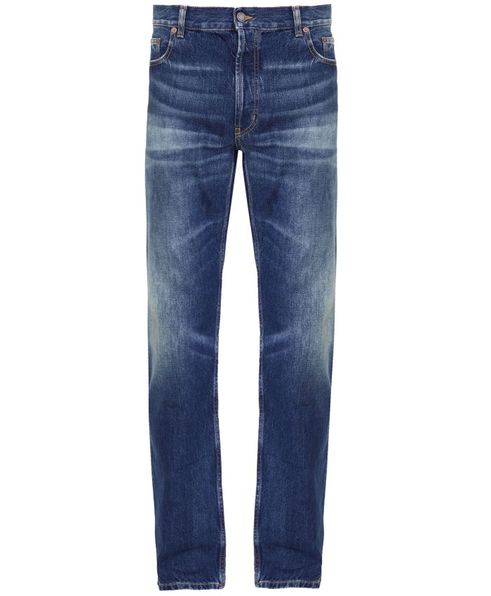 SAINT LAURENT - Jeans dritti in denim