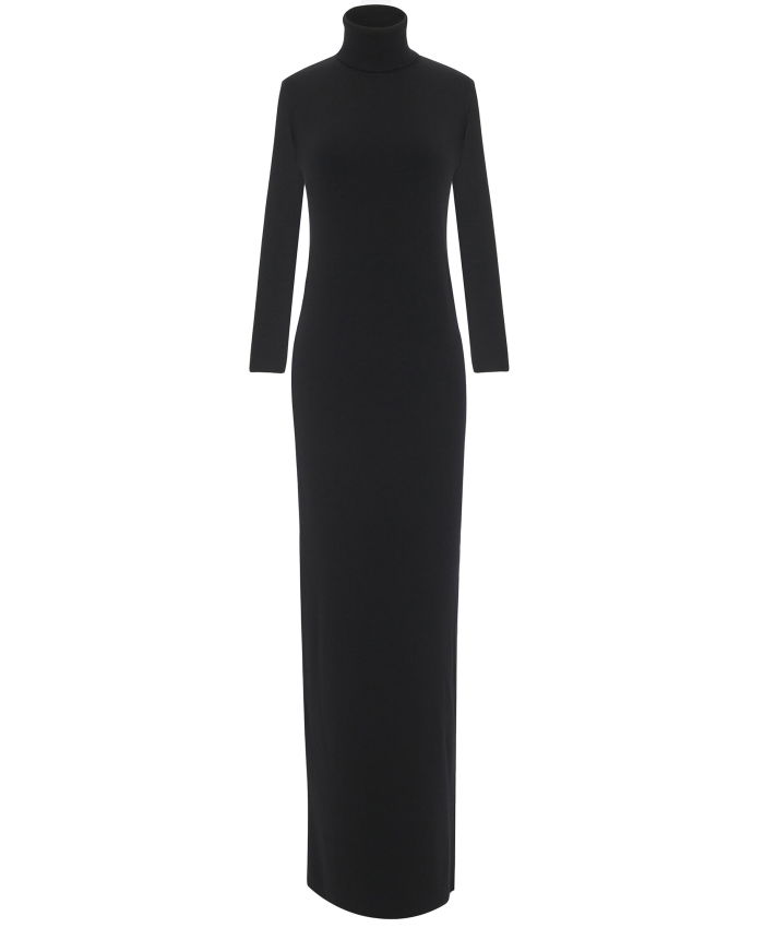 SAINT LAURENT - Long dress in wool