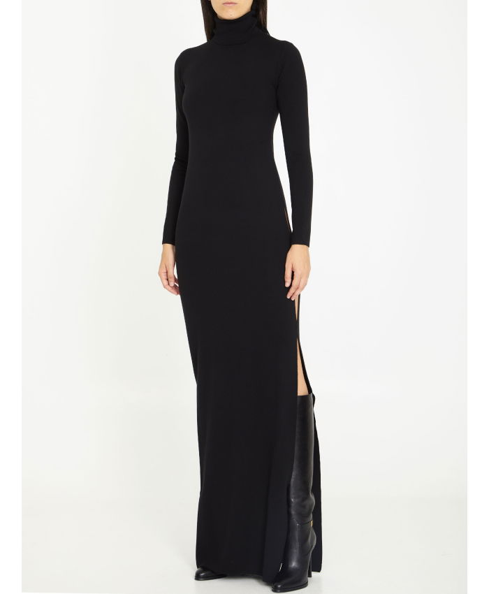 SAINT LAURENT - Long dress in wool