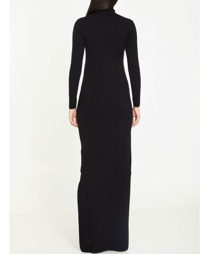 SAINT LAURENT - Long dress in wool