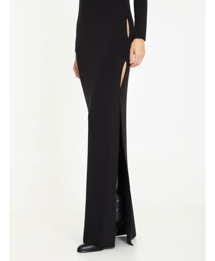 SAINT LAURENT - Long dress in wool