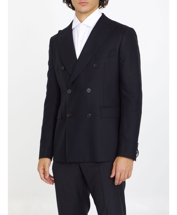 TONELLO - Double-breasted jacket in wool