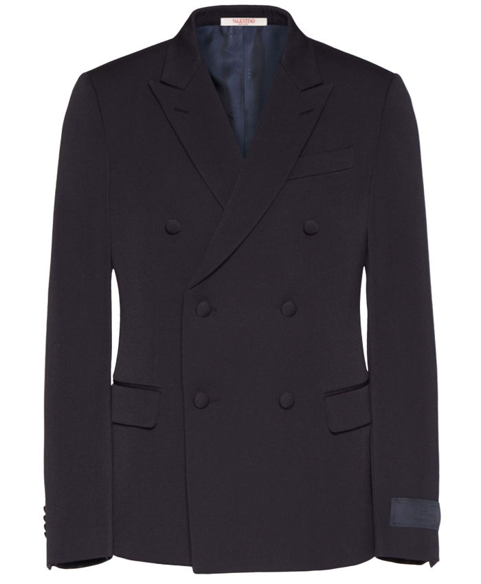 VALENTINO GARAVANI - Double-breasted wool jacket