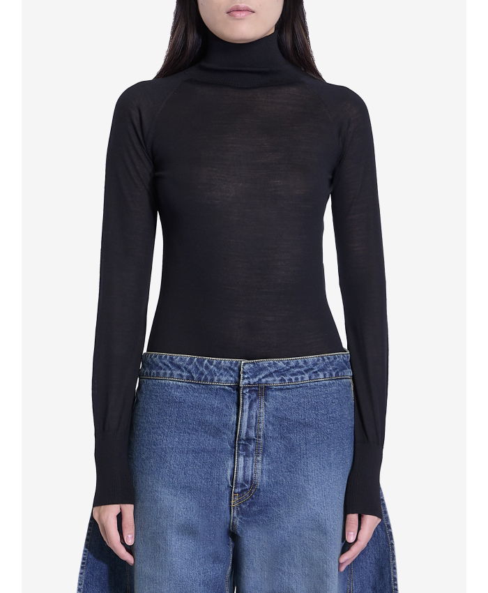 ALAIA - Bodysuit in sheer knit