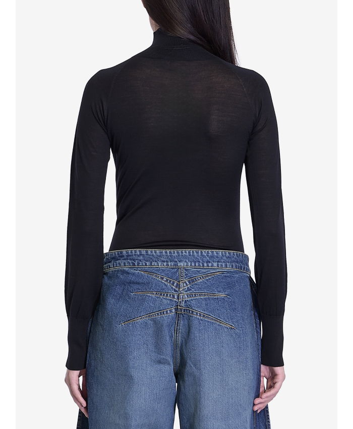 ALAIA - Bodysuit in sheer knit