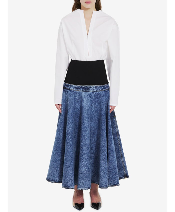 ALAIA - Skirt with knit band