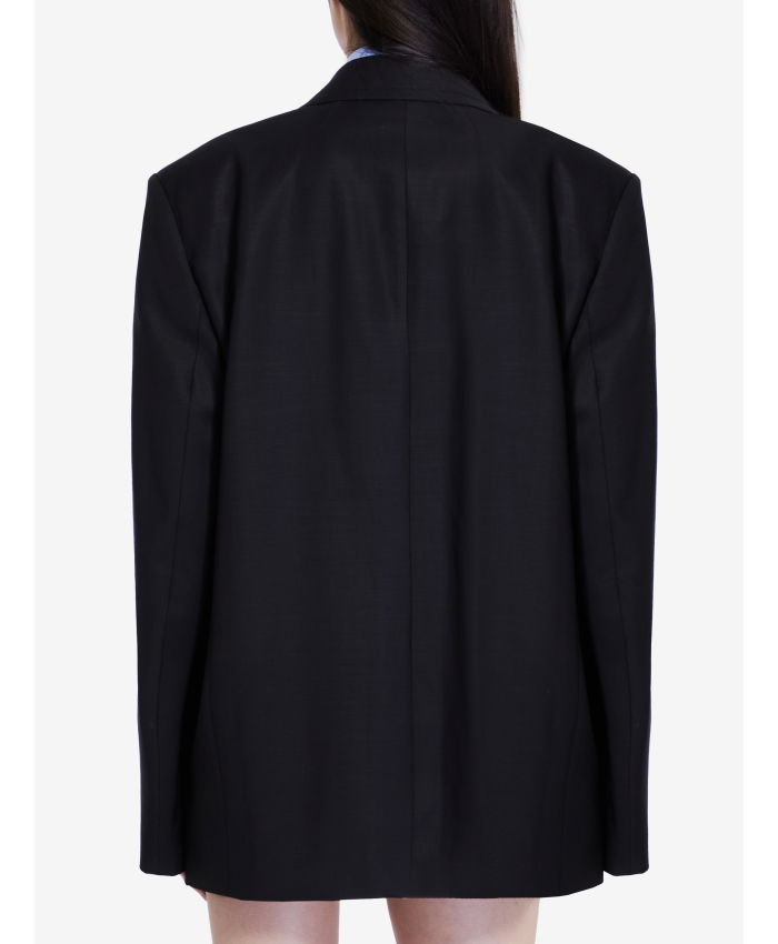 ALEXANDER WANG - Pre-styled oversize jacket with dickie