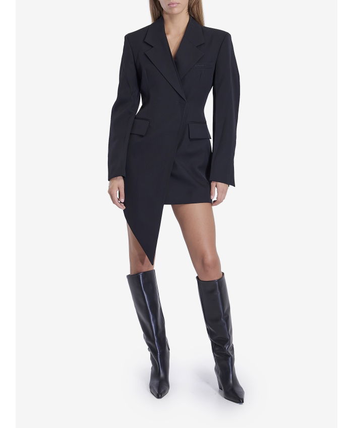 ALEXANDER WANG - Asymmetric minidress blazer in wool