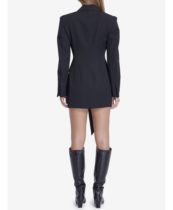 ALEXANDER WANG - Asymmetric minidress blazer in wool