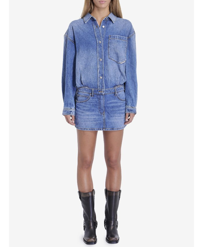 ALEXANDER WANG - Denim mini dress