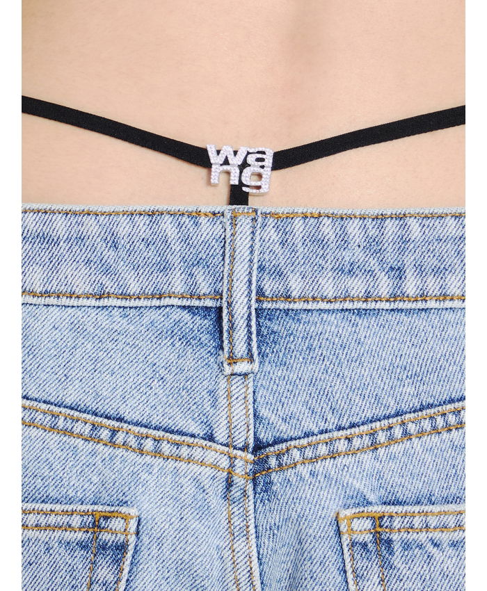 ALEXANDER WANG - Jeans with pre-styled thong