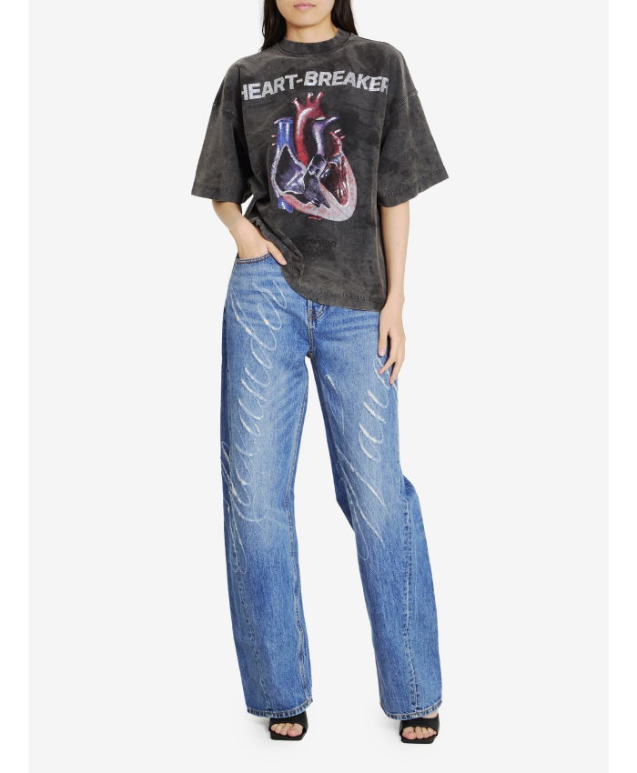 ALEXANDER WANG - Laser logo jeans