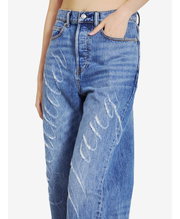 ALEXANDER WANG - Laser logo jeans