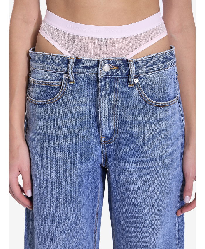 ALEXANDER WANG - Pre-styled underwear jeans