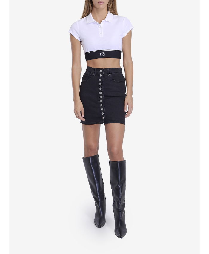 ALEXANDER WANG - Denim mini skirt