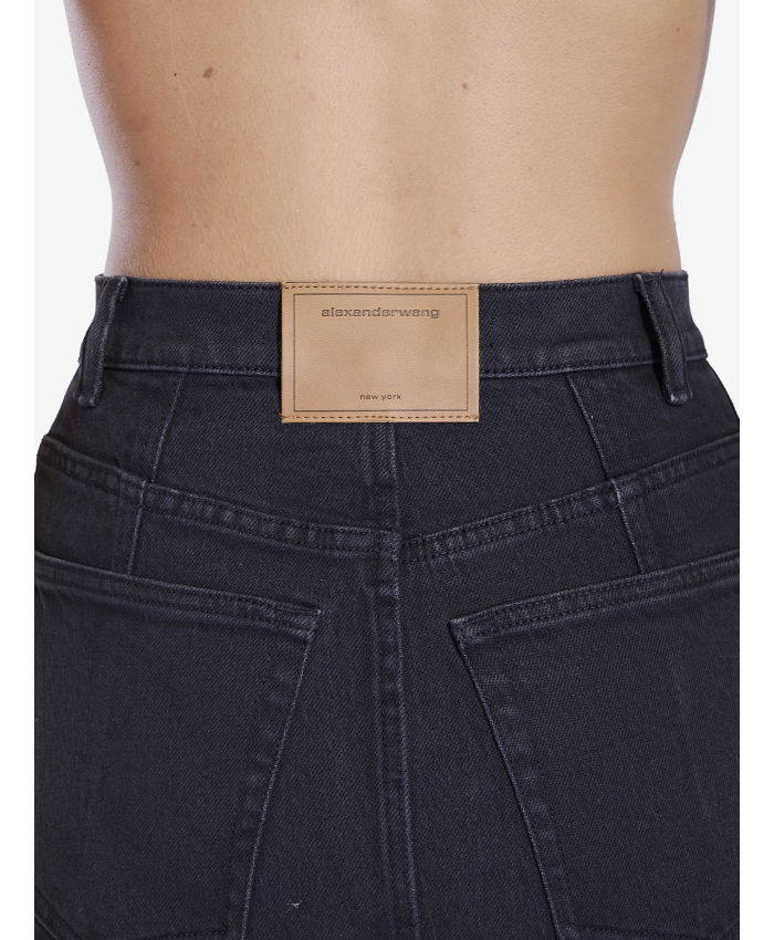 ALEXANDER WANG - Denim mini skirt