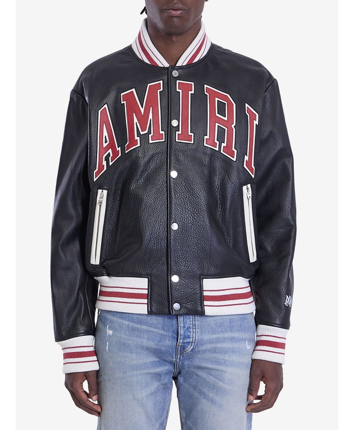 AMIRI - Amiri leather bomber jacket