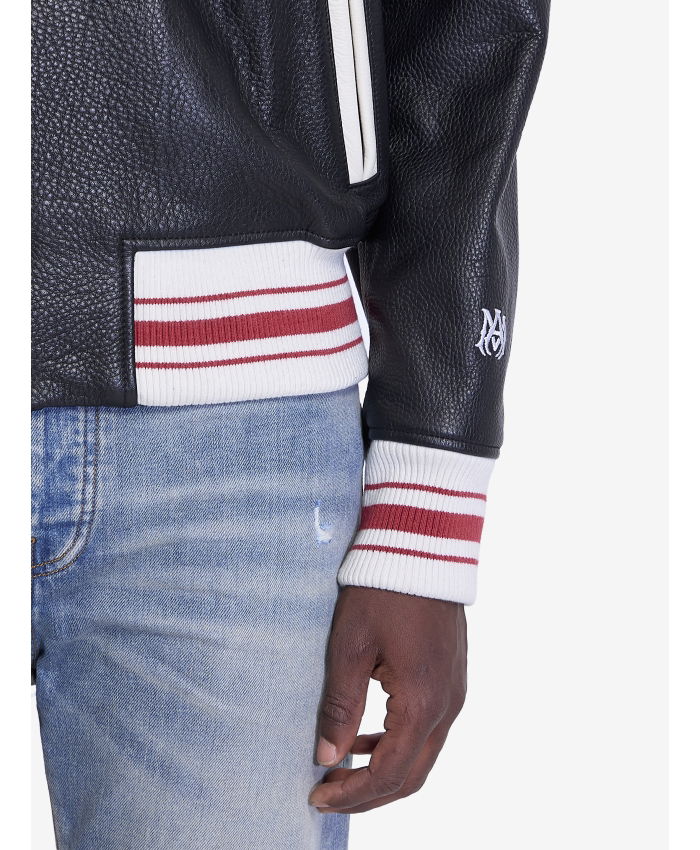 AMIRI - Amiri leather bomber jacket