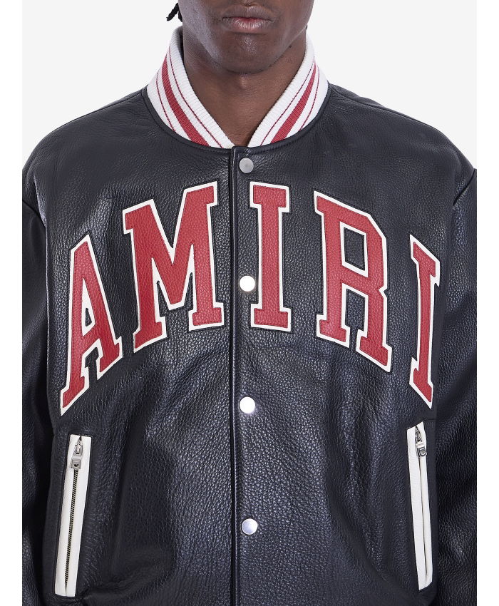 AMIRI - Amiri leather bomber jacket