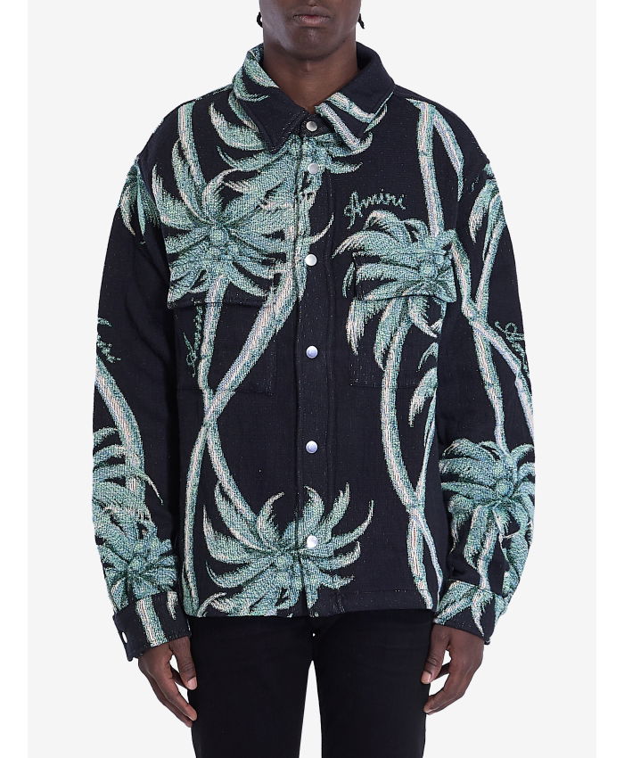 AMIRI - Twisted Palms Tapestry overshirt