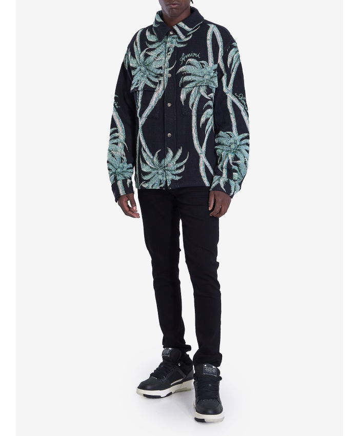 AMIRI - Twisted Palms Tapestry overshirt