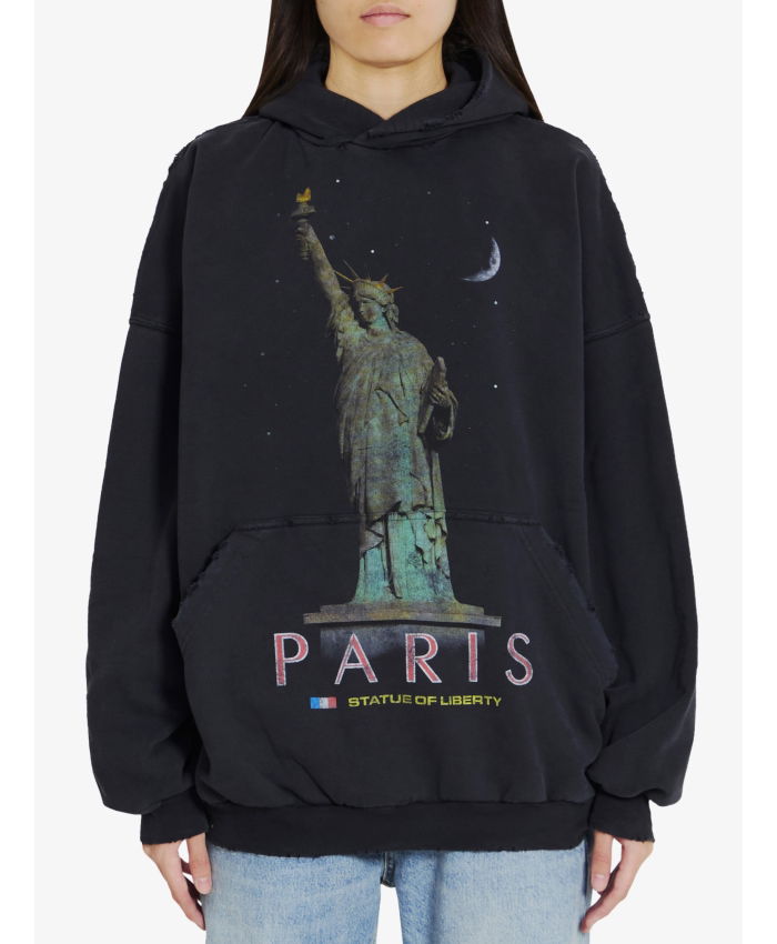 BALENCIAGA Paris Liberty hoodie Leam Roma Luxury Shopping Online