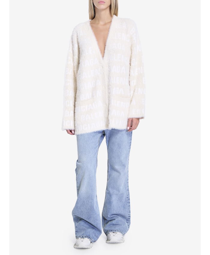 BALENCIAGA - Allover Furry cardigan